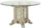 Michael Amini® Platine De Royale Champagne Round Dining Table-0