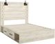 Signature Design by Ashley® Cambeck 2-Piece Whitewash King Panel Bed Set-1