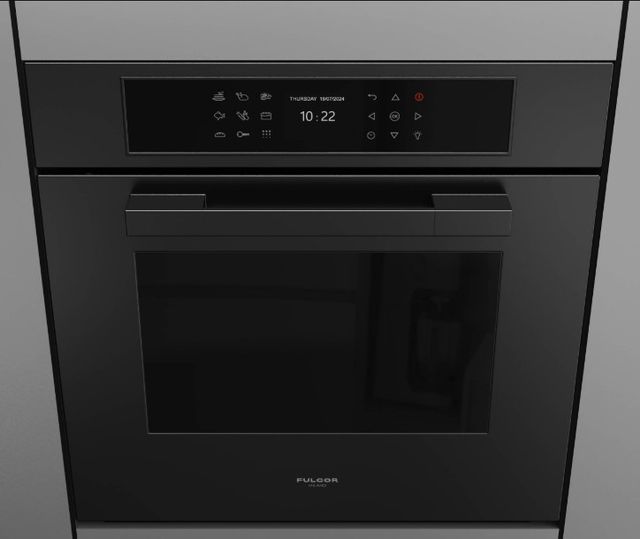 Fulgor Milano Matteo 700 Series 24" Matte Black Touch Control Single Electric Wall Oven-1