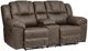 Signature Design by Ashley® Lowilla Driftwood Manual Reclining Loveseat with Console-0