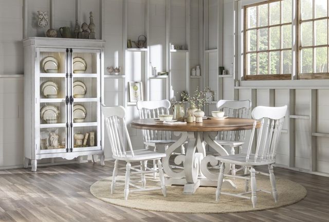 Legacy Classic Vintage Market Picket Fence Display Cabinet-1
