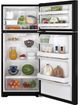 GE® 33 in. 21.2 Cu. Ft. Black Top Freezer Refrigerator-1