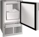 U-Line® 17" 23 lb. Stainless Steel Built-in Crescent Ice Maker-1