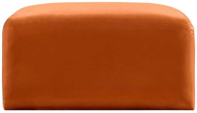 Meridian Furniture Arc Cognac Velvet Ottoman-3