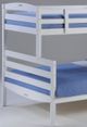 Night & Day Furniture™ Zest Sesame White Twin/Full  Bunk Bed-1