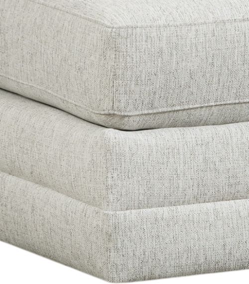 Fusion Furniture Durango Pewter Ottoman-1