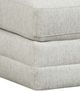 Fusion Furniture Durango Pewter Ottoman-1