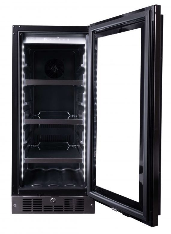 Silhouette® 15" 3.1 Cu. Ft. Stainless Steel Frame Beverage Center-2