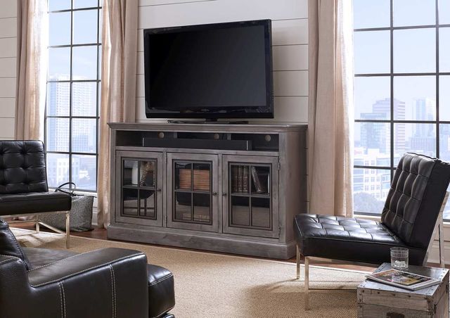 aspenhome® Churchill Ghost Black 66" High Boy Console-1