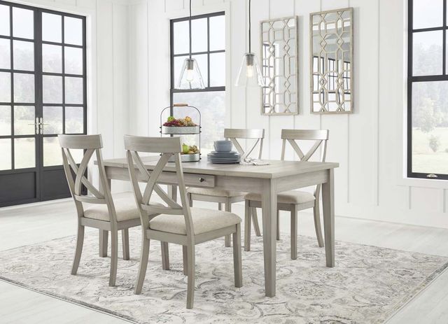 Signature Design by Ashley® Parellen 5-Piece Gray Dining Set-3