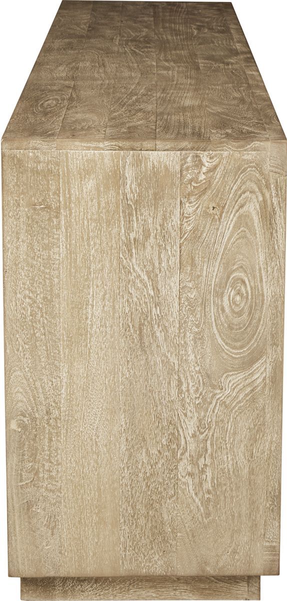 Signature Design by Ashley® Belenburg Washed Brown 4 Door Accent Cabinet-4