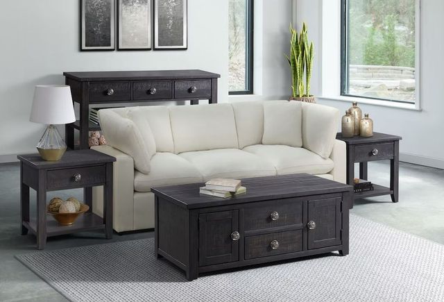 Elements International Kendyl Espresso Occasional End Table-4
