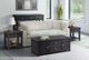 Elements International Kendyl Espresso Occasional End Table-4