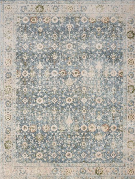 Nourison Home™ Astra Machine Washable Teal Beige 5'x7' Area Rug-0