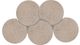 Meridian Furniture Dimple 5-Piece Taupe Modular Nesting Coffee Table Set-2