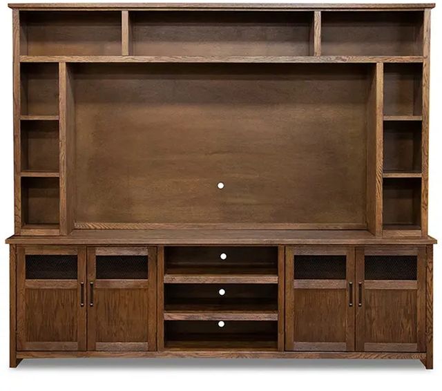 Legends Home Maison Brushed Bourbon Oak Super Entertainment Center-0