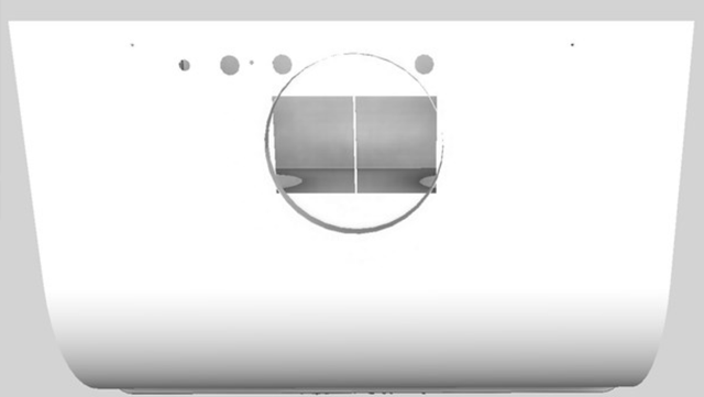 Vent-A-Hood® 30" White Retro Style Under Cabinet Range Hood-2