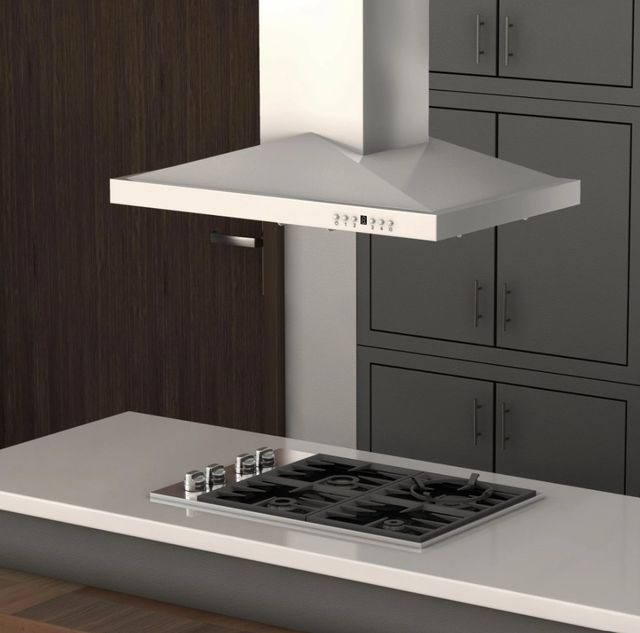 ZLINE 36" Stainless Steel Island Range Hood-1
