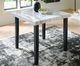 Signature Design by Ashley® Lilyberg Gray Counter Dining Table with Black Base-1