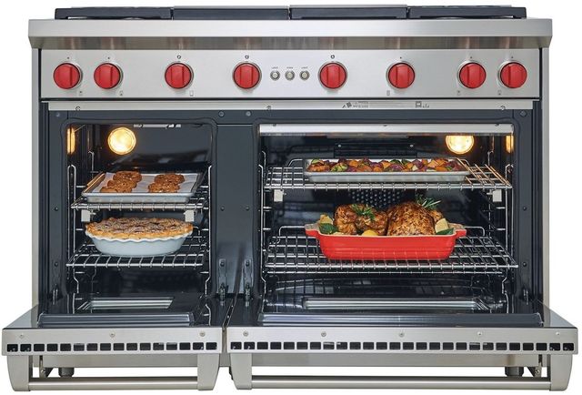 Wolf® 48" Stainless Steel Pro Style Natural Gas Range-3