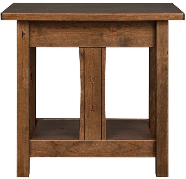 Country Classic Collection Customizable Signature End Table with Drawer-2