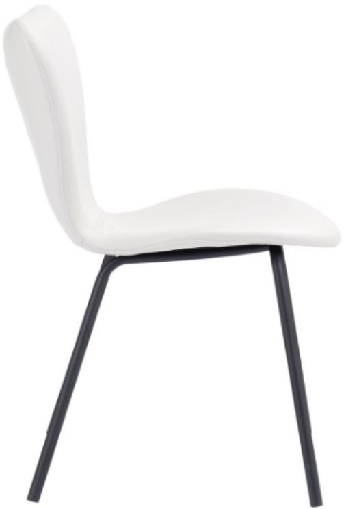 Zuo® Modern Torlo White Dining Chair -1