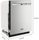 Maytag® 24" Fingerprint Resistant Stainless Steel Built In Dishwasher-2