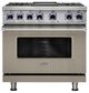 Viking® 7 Series 36" Nantucket Pro Style Dual Fuel Range with Griddle-0