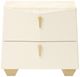 Michael Amini® Fantosini Gold Creamy Pearl Nightstand-1