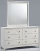 Night & Day Furniture™ Secrets White Dresser Mirror-1