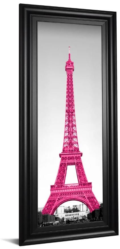 Classy Art Pink Pretty in Paris by Emily Navas Framed Print Wall Art-0