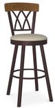 Amisco Customizable Brittany Swivel Bar Stool-0