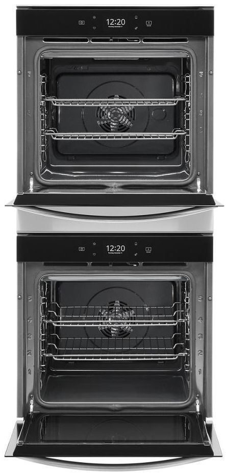 Whirlpool® 24" Fingerprint Resistant Stainless Steel Double Electric Wall Oven-1