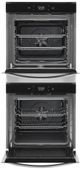 Whirlpool® 24" Fingerprint Resistant Stainless Steel Double Electric Wall Oven-1