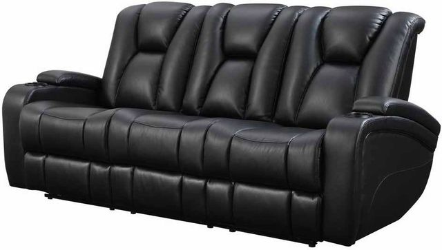Coaster® Delange 3-Piece Black Power Reclining Living Room Set-2