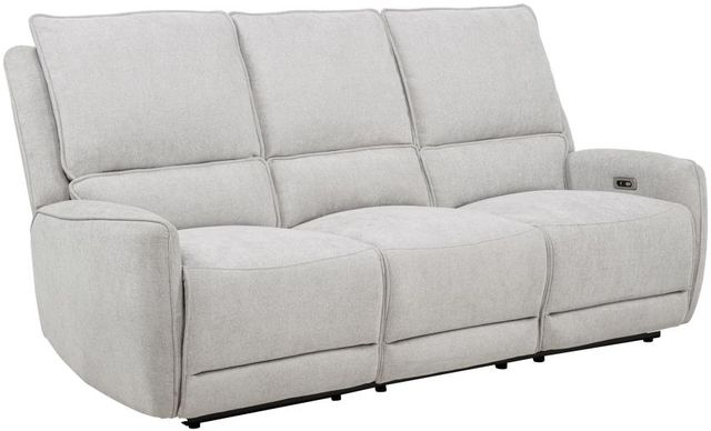 Coaster® Sylmar Dove Grey Upholstered Power Reclining Sofa-0