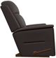 La-Z-Boy® Ace Chocolate Leather Manual Rocking Recliner-3