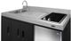 Summit® 54" Black and Stainless Steel All-In-One Kitchenette-5