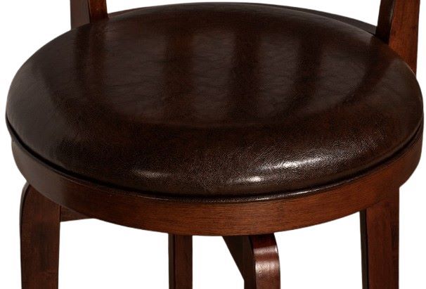 HH2 Home Presque Isle Cherry Swivel Counter Stool-3