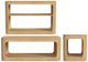 Elements International Rosalie 3-Piece Natural Rectangular Occasional Table Set-0