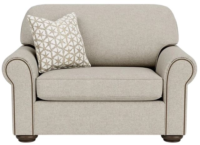 Flexsteel® Preston Silver Driftwood Chair and a Half-1