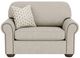 Flexsteel® Preston Silver Driftwood Chair and a Half-1