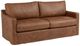 Four Seasons Customizable Jordan Leather 2-Seat Slipcovered Sofa-0