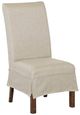 Legacy Classic Gwen 2-Piece Beige/Coffee with Slipcover Parson Chair Set-0