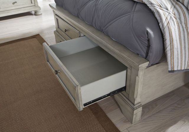 Signature Design by Ashley® Lettner Light Gray California King Storage Panel Bed-3