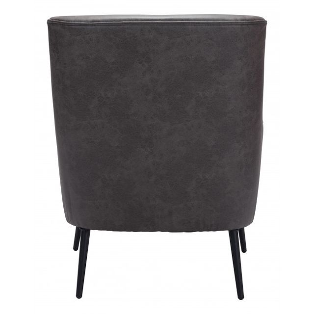 Zuo® Modern Ontario Vintage Black Accent Chair-3