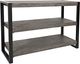 Jofran Inc. Pinnacle Platinum Sofa Table with Black Frame-0