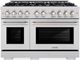ZLINE Select 48" Stainless Steel Pro Style Dual Fuel Range-0