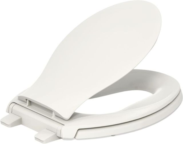 KOHLER® Transitions® Biscuit Nightlight Readylatch® Quiet-Close™ Elongated Toilet Seat-1
