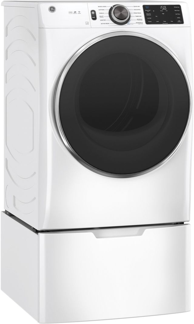 GE® White Front Load Laundry Pair-3